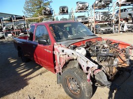 1996 Toyota Tacoma LX Burgundy Extended Cab 2.4L AT 2WD #Z22030